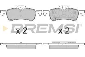 BREMS BP3075 - PASTIGLIE FRENO - BRAKE PADS