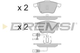 BREMS BP3081 - PASTIGLIE FRENO - BRAKE PADS