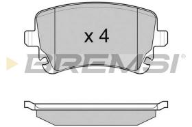 BREMS BP3086 - PASTIGLIE FRENO - BRAKE PADS