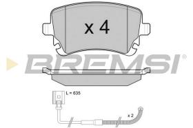 BREMS BP3087 - PASTIGLIE FRENO - BRAKE PADS