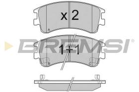 BREMS BP3089 - PASTIGLIE FRENO - BRAKE PADS