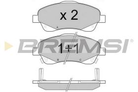 BREMS BP3094 - PASTIGLIE FRENO - BRAKE PADS