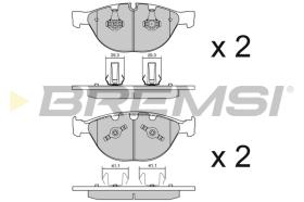 BREMS BP3095 - PASTIGLIE FRENO - BRAKE PADS