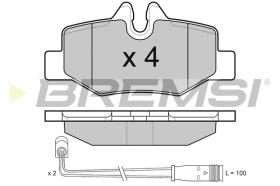 BREMS BP3101 - PASTIGLIE FRENO - BRAKE PADS