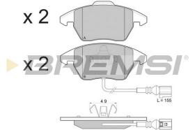 BREMS BP3103 - PASTIGLIE FRENO - BRAKE PADS