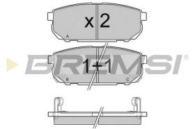 BREMS BP3105 - PASTIGLIE FRENO - BRAKE PADS