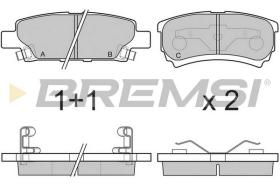 BREMS BP3106 - PASTIGLIE FRENO - BRAKE PADS