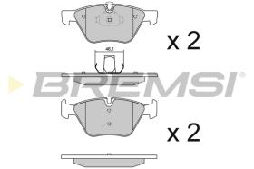 BREMS BP3108 - PASTIGLIE FRENO - BRAKE PADS