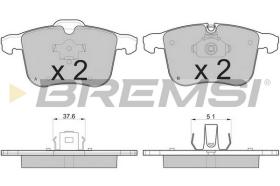 BREMS BP3109 - PASTIGLIE FRENO - BRAKE PADS