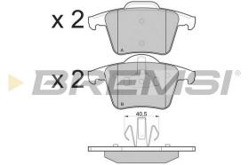 BREMS BP3110 - PASTIGLIE FRENO - BRAKE PADS