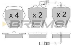 BREMS BP3121 - PASTIGLIE FRENO - BRAKE PADS