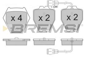 BREMS BP3122 - PASTIGLIE FRENO - BRAKE PADS