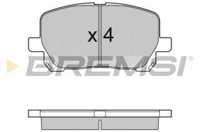 BREMS BP3127 - PASTIGLIE FRENO - BRAKE PADS