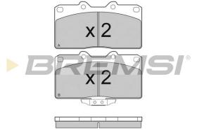 BREMS BP3128 - PASTIGLIE FRENO - BRAKE PADS