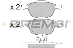 BREMS BP3133 - PASTIGLIE FRENO - BRAKE PADS