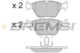 BREMS BP3135 - PASTIGLIE FRENO - BRAKE PADS