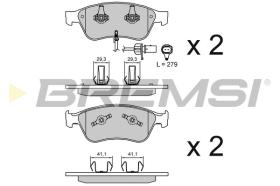 BREMS BP3137 - PASTIGLIE FRENO - BRAKE PADS