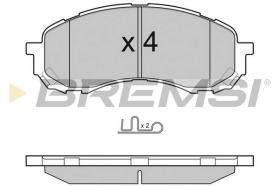 BREMS BP3141 - PASTIGLIE FRENO - BRAKE PADS