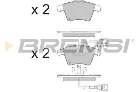 BREMS BP3142 - PASTIGLIE FRENO - BRAKE PADS