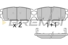 BREMS BP3143 - PASTIGLIE FRENO - BRAKE PADS