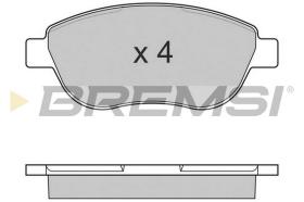 BREMS BP3145 - PASTIGLIE FRENO - BRAKE PADS