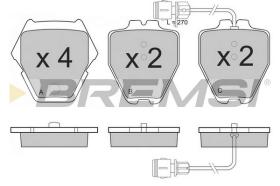 BREMS BP3149 - PASTIGLIE FRENO - BRAKE PADS