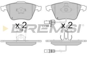 BREMS BP3150 - PASTIGLIE FRENO - BRAKE PADS