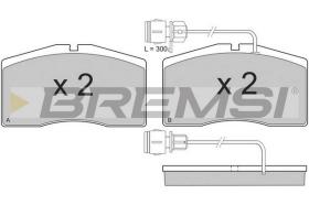 BREMS BP3152 - PASTIGLIE FRENO - BRAKE PADS