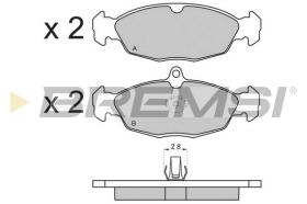 BREMS BP3156 - PASTIGLIE FRENO - BRAKE PADS