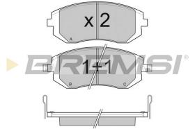 BREMS BP3158 - PASTIGLIE FRENO - BRAKE PADS