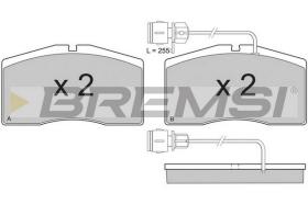 BREMS BP3160 - PASTIGLIE FRENO - BRAKE PADS