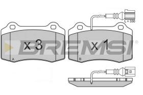 BREMS BP3161 - PASTIGLIE FRENO - BRAKE PADS