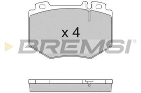 BREMS BP3166 - PASTIGLIE FRENO - BRAKE PADS