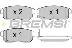 BREMS BP3184 - PASTIGLIE FRENO - BRAKE PADS