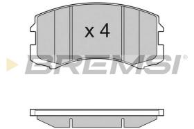 BREMS BP3192 - PASTIGLIE FRENO - BRAKE PADS