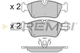 BREMS BP3193 - PASTIGLIE FRENO - BRAKE PADS