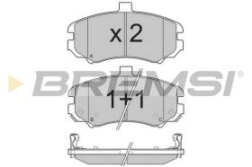 BREMS BP3197 - PASTIGLIE FRENO - BRAKE PADS