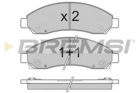 BREMS BP3199 - PASTIGLIE FRENO - BRAKE PADS