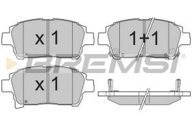 BREMS BP3201 - PASTIGLIE FRENO - BRAKE PADS