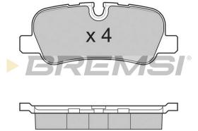 BREMS BP3207 - PASTIGLIE FRENO - BRAKE PADS