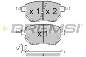 BREMS BP3210 - PASTIGLIE FRENO - BRAKE PADS