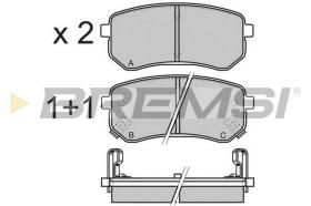 BREMS BP3212 - PASTIGLIE FRENO - BRAKE PADS