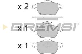 BREMS BP3213 - PASTIGLIE FRENO - BRAKE PADS