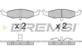 BREMS BP3215 - PASTIGLIE FRENO - BRAKE PADS