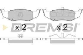 BREMS BP3216 - PASTIGLIE FRENO - BRAKE PADS