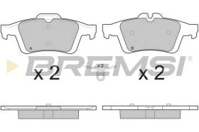 BREMS BP3217 - PASTIGLIE FRENO - BRAKE PADS