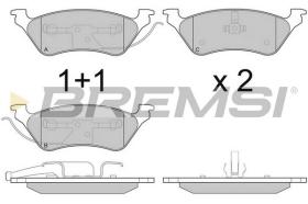 BREMS BP3220 - PASTIGLIE FRENO - BRAKE PADS