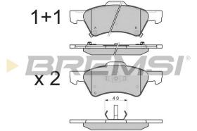 BREMS BP3222 - PASTIGLIE FRENO - BRAKE PADS