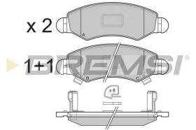 BREMS BP3229 - PASTIGLIE FRENO - BRAKE PADS