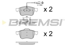 BREMS BP3231 - PASTIGLIE FRENO - BRAKE PADS